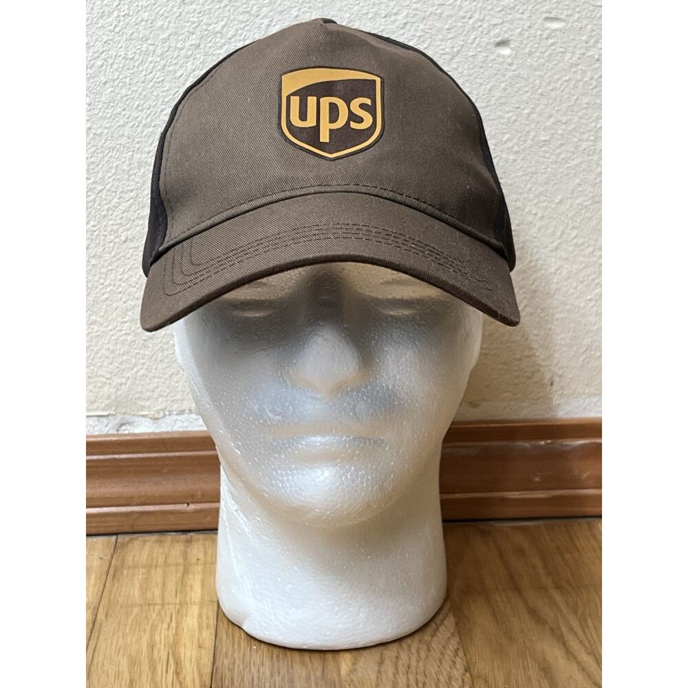 Ups Hat Brown Strapback Adjustable Cap Reflective… - image 1